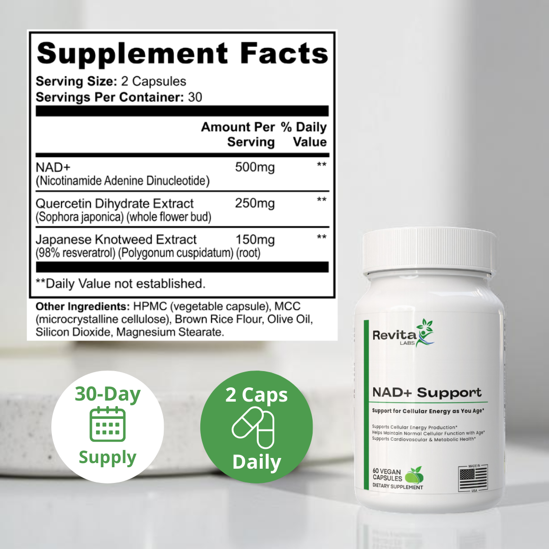 RevitaX NAD+ Support